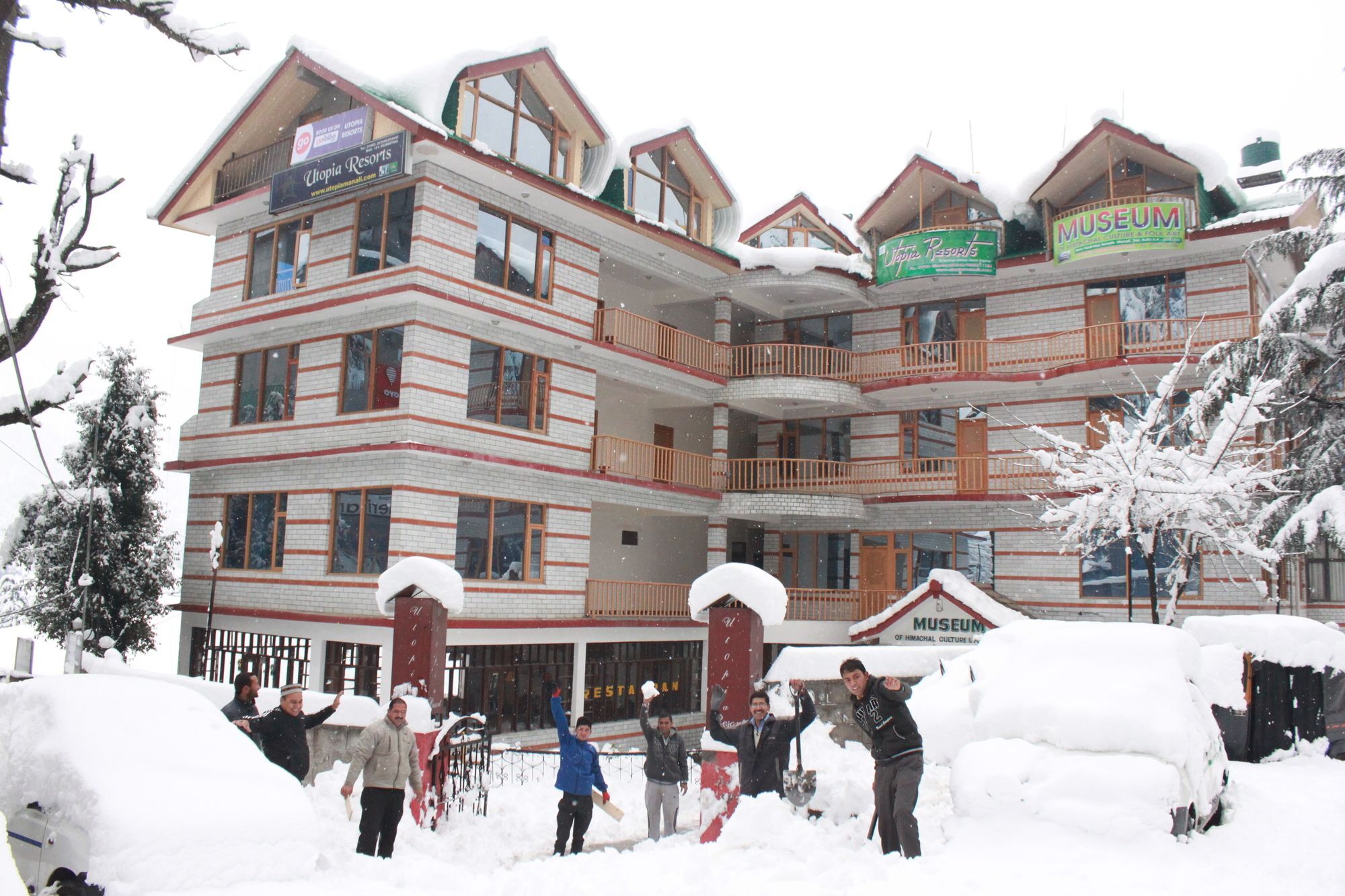 Utopia Resorts & Spa Manāli Exterior foto